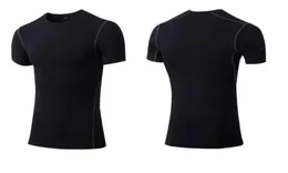 Brand Designer Mens Gyms Clothing Fitness Compression Base Camadas sob tops Tshirt Running Crop Tops Skins Skins Wear Sports Fit8100274