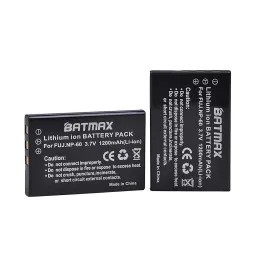 Batmax np-60 np60 bateria 1200mAh +carregador USB LCD para Fujifilm M603 F601 F410 F401 50I ZOOM PARA URC CONTROL