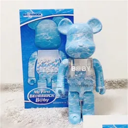 Gry filmowe 400% 28cm Bearb The Abs Water Crest Fashion Bear Chiaki Figures Toy for Collectors Art Prace Model Dekoracja Zabawki Drop del OTY4P