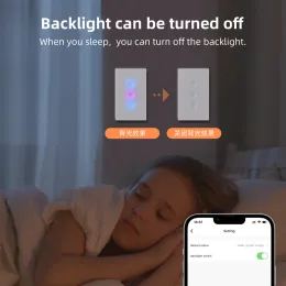 Avatto Tuya Zigbee Smart Light Switch, groove Design Touch Button, Smart Life App Pilot, pracuj z Alexa Google Home