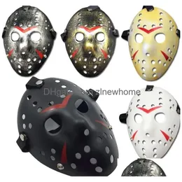  Parti Maskeleri Toptan Masquerade Jason Voorhees Mask Cuma 13. Korku Filmi Hokey Korkunç Cadılar Bayram