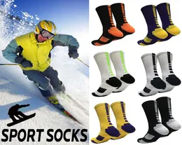Super USA USA Professional Elite Basketball Socks Long Knee Athletic Sport Socks Men Moda Compressão Térmica Meias de inverno Wholesal2404629