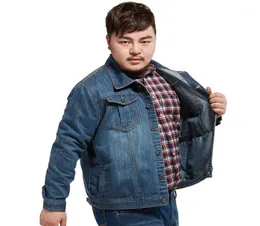 Men039S Jacekets Jeans Jacket Men Plus Size 5xl 6xl 7xl 8xl Джинсовая джинсовая ткань.