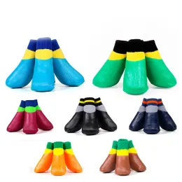 Large Pet Waterproof Socks For Dogs Sports Outdoor Boots Non-slip Warm Wear-resistant Shoes Puppy Chien Dla Psa Perro Botas Buty