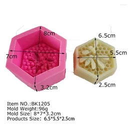 Stampi da forno da 500 pezzi da 500 pezzi 3d ale a miele da forno da forno stampi in silicone per decorazione di decorazioni di decorazioni per la decorazione di cioccolato muffin muffin stampo