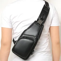 USB chest bag for men handbags women bags crossbody bags for women ladies hand bolsa feminina pequena #W 245w
