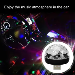 Led Rave Toy Portable Mini USB Disco Light High Brightness Compact Plug and Play RGB LED Party Light USB Disco Light Decoration d240527