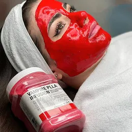 650g Rose Jelly Maske Pulver DIY Hydrojelly Maske Schälen Sie die Gesichtshautpflege 24K Gold Schlammmaske ab