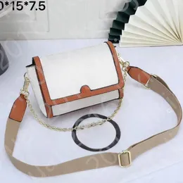 Luxury Designer Bag Print Canvas Bag Women Crossbody Bags Leather Fashion Handbag Vintage Shoulder Bags New 2024 MI/KO