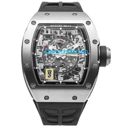 Richamills Luxury Uhren Mechanische Chronographen Mills Herren -Serie RM030 Automatische mechanische Herren -Titanmaterial 50 x 42,7 mm ST6S
