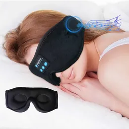 Schlafmasken drahtlose Bluetooth -Kopfhörer Bluetooth Schlafmaske Ohrhörer 3D Schlafmaske für Seitenschläfer für Reisen Mascara Para Dormir Q240527