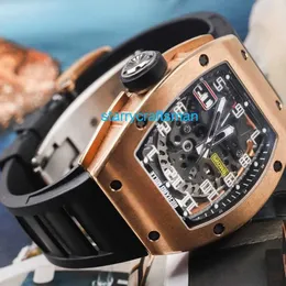 Richamills Luxury Watches Mechanical Chronograph Mills Men's Series RM029自動機械的中空の日付ディスプレイファッションメンズウォッチシングルウォッチStpy