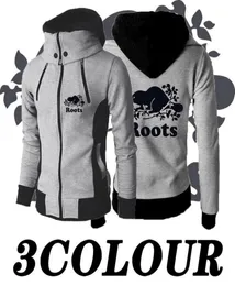 MEN039S Hoodies Sweatshirts EST Moda Kış Giyim Kökleri Yüksek Boyun Fermuar Uzun Kollu Soğuk Kanıt Sıcak Baskı Sıcak H9347220