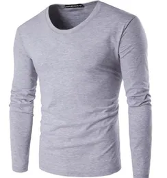 Mens Designer T Shirts Complement 2019 T Shirt for Men Long Sleeve Cotton Custal Class Slim Fit Thirts Designer Stirts Mens Gym 6848574