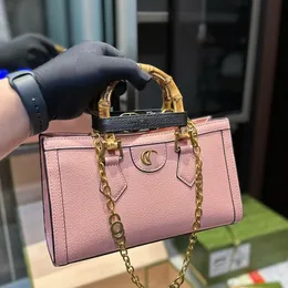 Designer Luxury Messenger Bag Fashion Shoulder Bag Fashion Handbag Purse Bamboo Handle Handväska