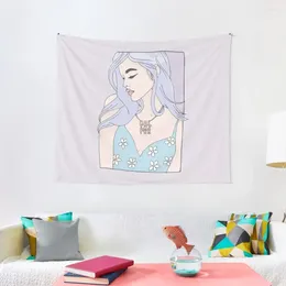 Tapisserier Grl PWR (RECOLOR) Tapestry Decorations for Your Bedroom Art Mural