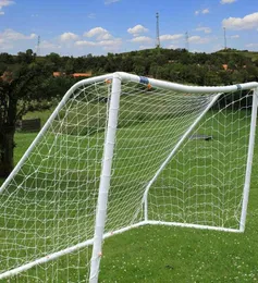 Full Size 12 x 6ft Polyethylen -Schnäppchen Regenresistentes Fußballnetz für Fußballtor nach Junior Sporttraining White2032200