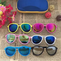 Moda dla dzieci okulary przeciwsłoneczne marka projektant okularów przeciwsłonecznych dla dzieci anty-UV Baby Stylowe okulary dziewczyn
