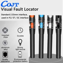 Localizador de falha visual de 30mw/20mw/10mw/5 km, intervalo de 5 a 30 km de cabo de fibra óptica, caneta de luz a laser vermelha, tipo SC/FC/ST