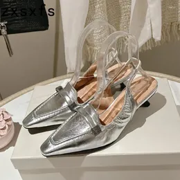 فستان مصمم حذاء ريال ليدرين مضخات zomer merk vreemde hak sandalen vrouwen punt teen jurk schoenen voor vrouw sandalias mujer 2024