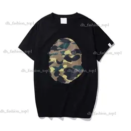 Bapet Gömlek Tasarımcı T Shirt Erkek Kadın Tshirt Lüks Bapessta Gömlek Şortları Mürettebat Boyun Pamuklu Kadınlar Sports Giyim Sıradan T gömlek Yaz Moda Fitness Tshirt 782