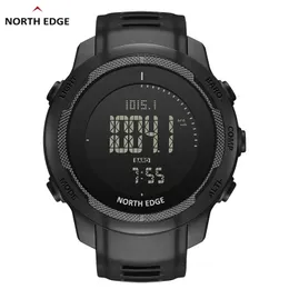 North Edge Vertico Mens Digital Watch Fase Fibre Fibre for Man Sports Running Swimming WR50M Watch Altimeter Barometr Compass 240521
