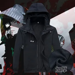 Tokyo Ghoul Cosplay ken Kaneki Costume Usisex Green Black Hoodie Coat Jacket Sways Cardigan Witshirt Switshirt 1 Transactions 239y