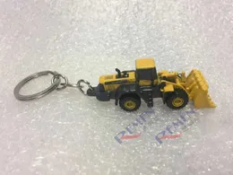 Diecast Model Arabalar Diecast Mini UH5524 Komatsu D61EX WA470 Mühendislik Aracı Anahtarlık Buldozer Alaşımlı Eksavatör Model Oyuncak Perakende Kutusu S2452744