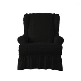 Pokrywa krzesła Okładka Okładka Ochraniacz Składu Klapet Style spódnicy Dirty Red Szare Black 303D
