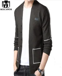 Miacawor Brand Miter Original Brand Men Fashion Cardigan Magioni di lana maglioni maglioni Slip Fit Casual Pull Homme Y138251J6806207