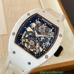 RM orologi da polso di lusso orologi automatici orologi svizzeri realizzati rm1701 ceramica vuota vuota oro gold tuto volano da uomo flyel fashi