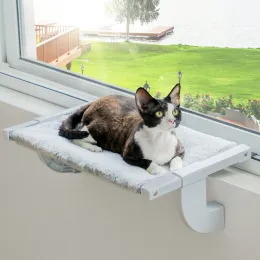 Mewoofun Cat Окно окунь подходит для всех сезонов. Прочная рама регулируемые ноги мягкие удобные удобные кровати