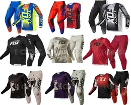 Jersey de ciclismo conjunto 2021 Troy Fox 180 Oktiv/Revn/Mach/Trev Jersey Pants Motocross Motocross Racing Racing Bicycle de bicicleta Offroad Conjunto de equipamentos