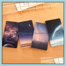 Notepads Note Forniture per uffici Business Industialiatage Romatic Starry Sky Series Kraft Paper Notebook Journal Diary Notepad DHRPV