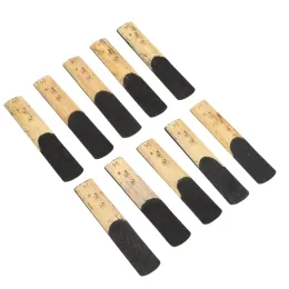 10Pcs Alto Saxophone Reeds Size 2.5 with Individual Box, Traditional Reeds Strength 2 for Clarinet Soprano Alto Sax 69HD