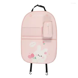 Storage Bags Anti-kick Mat Back Seat For Women Kit De Bolsa Almacenamiento Viaje Nti-dirty Protective Cute Car