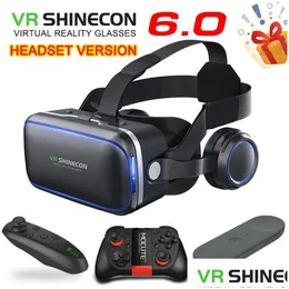 Veri VR ShineCon 6.0 Edizione standard e versione auricolare Caschi di realtà virtuale Controller opzionale LJ200919 DROC DELIVE OTGKJ