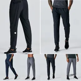 Yoga Outfit 2024 Ll Mens Jogger Long Pants Sport Outdoor City-Sweat Yogo Gym Pockets Sweatpants Trousers Casual Elastic Waist Drop Del Ot7Kp