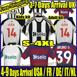 S-4XL 2024 Home Away Soccer Jerseys Bruno G. Joelinton Isak 24 25 3rd Tonali Isak fans Player Maximin Wilson Almiron Football Shir Man Kid Kit 16-XXL