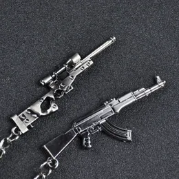 MINI GUN MODEL SAMAT MAŁY PAKIET W PACK KLUCZOWY KREATYNY Personalizowany metalowy wisiorek Kluczowy pierścień ręka Wisior Urok 3034