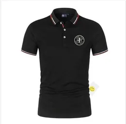 Tasarımcı Erkekler Polo Gömlek Lüks İtalyan Erkek Tişörtler Kısa Kollu Moda Sıradan Erkekler Yaz T-Shirt Gündelik T-Shirt Tee Gömlek Tops Petrol Loropiano Erkekler 2 Ocak