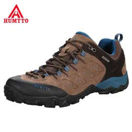 Anti slip and wear-resistant outdoor hiking shoes breathable and splash resistant climbing mens sports shoes hiking hunting tourism mountain shoes 240516