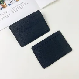 Modedesigner Kreditkartenhalter Frauen Brieftasche Leder H Marke Lychee Muster hochwertige Münzbrieftaschen Herrenkarte Clip Mini-Geldbörse