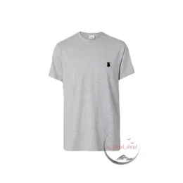 Burry Designer T-Shirt Luxusmarke T-Shirt Modebretter 100% reiner Baumwollsommer Kurzarm High-End-Luxusmarke Casual Tops T Shirt 2024New 366