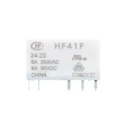 5Pcs New HF Relay HF41F -005-ZS HF41F-012-ZS HF41F-024-ZS HF41F 5V 12V 24V ZST 5PIN 6A 5V 12V 24V Industrial relay