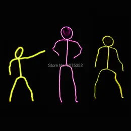 Gzyuchao el cosplay led costume dança desgaste de fósforo masculino de fósforo elicle figurming material diy para desempenho