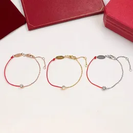 Kvinnors varumärke mini diamantarmband lyx 18k guld rep Enkelt blommor armband högkvalitativt designer armband gåva