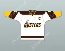 Rod Custom Bloomfield 5 Binghamton Broome Dusters White Hockey Jersey 2 cuciture S-M-L-XL-XXL-3XL-4XL-5XL-6XL