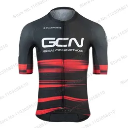 GCN Bisiklet Jersey Set Erkekler Giyim Yolu Bisiklet Gömlekleri Takım Bisiklet Önlük Şortları MTB Pro Takım Giyim Maillot Culotte 240522