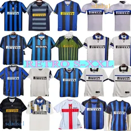 2007 2008 2009 2010 Maglie da calcio retrò FIGO Ibrahimovic Sneijder Milita Classic J.zanetti Adriano Eto O Balotelli Inter Football Shirt Uniform